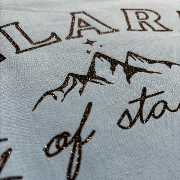 New! ACOTAR Velaris, city of starlight light blue tote - Picture 4 of 4